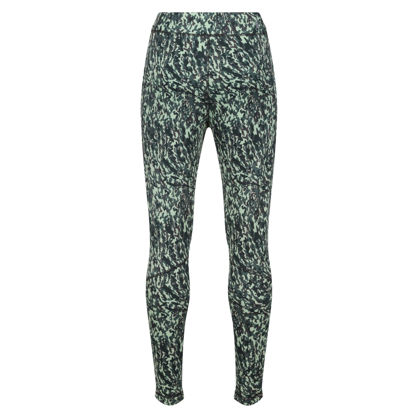 Darkest Spruce - Front - Regatta Womens-Ladies Holeen Camo Winter Leggings