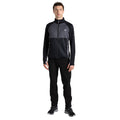 Black-Ebony - Close up - Dare 2B Mens Substratum II Core Stretch Midlayer