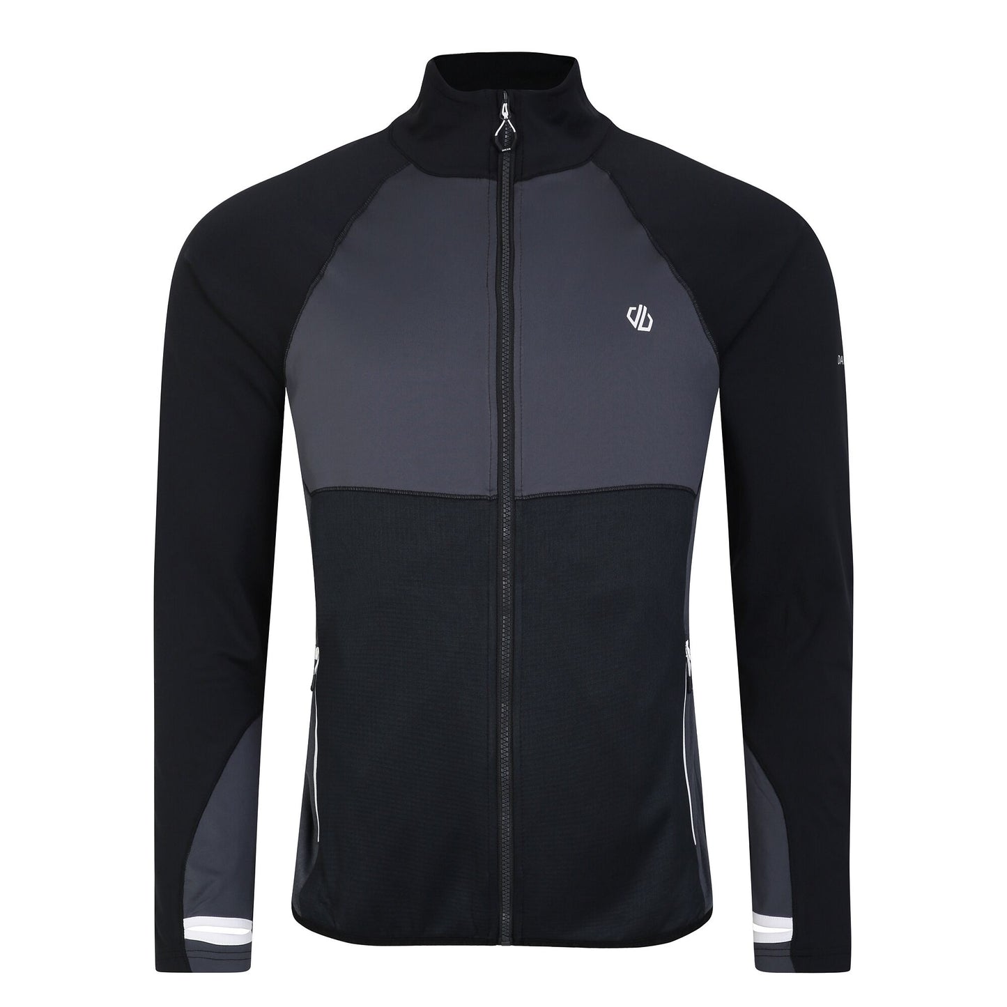 Black-Ebony - Front - Dare 2B Mens Substratum II Core Stretch Midlayer