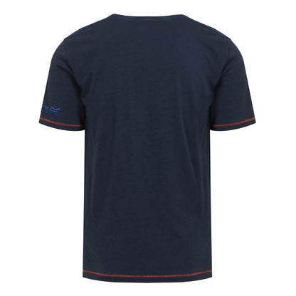 Navy - Back - Regatta Mens Rayonner T-Shirt
