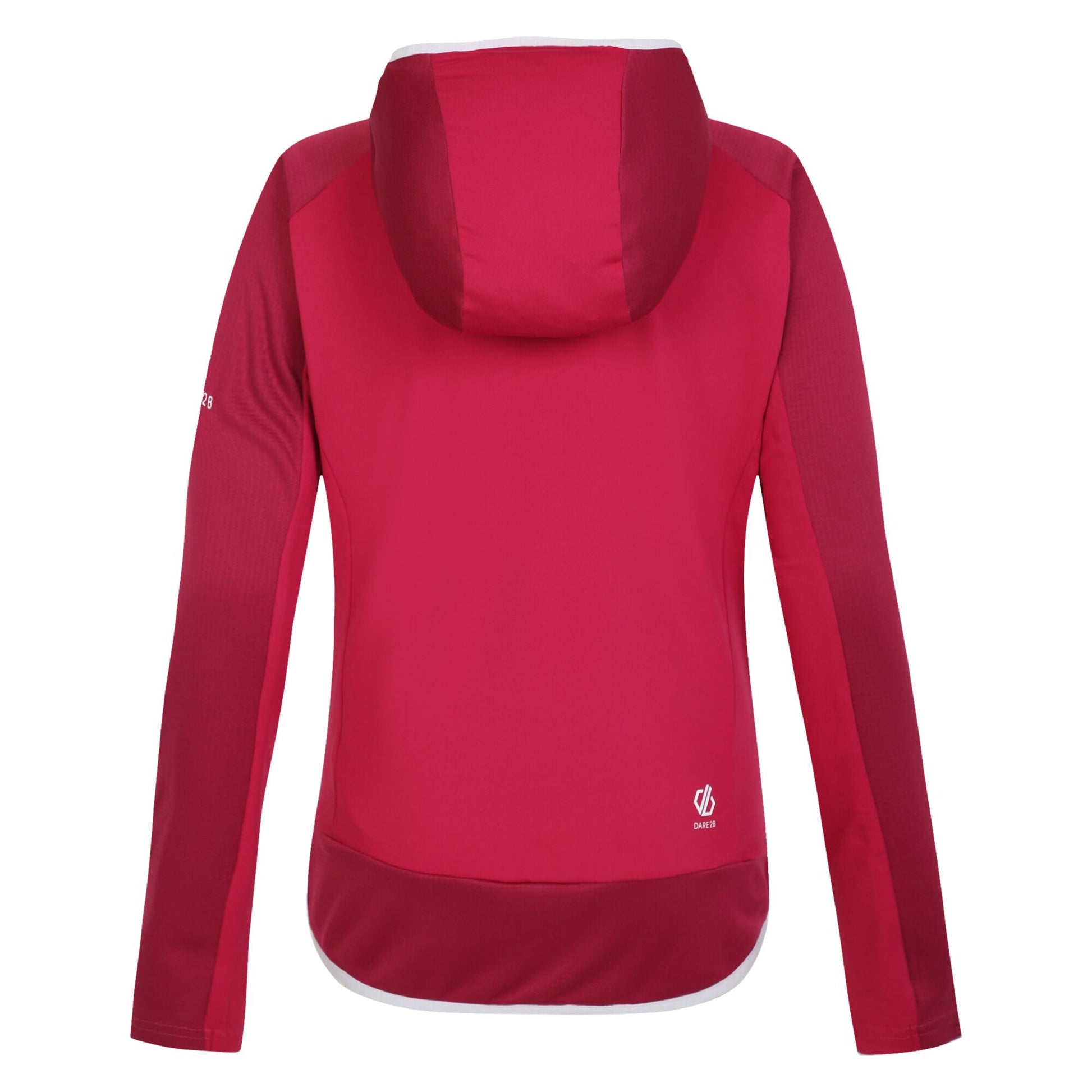 Berry Pink - Back - Dare 2B Womens-Ladies Traversing Core Stretch Midlayer