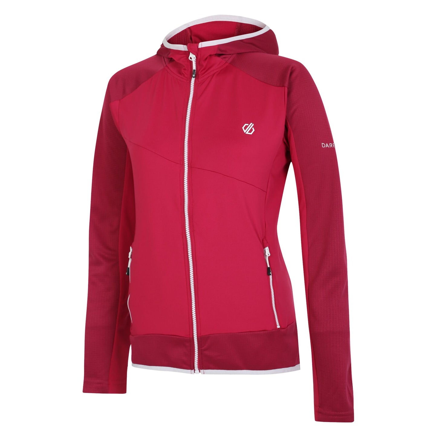 Berry Pink - Side - Dare 2B Womens-Ladies Traversing Core Stretch Midlayer