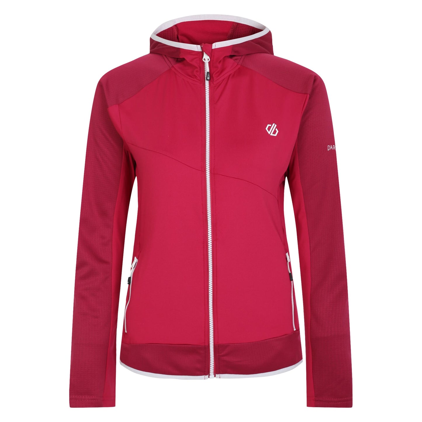 Berry Pink - Front - Dare 2B Womens-Ladies Traversing Core Stretch Midlayer