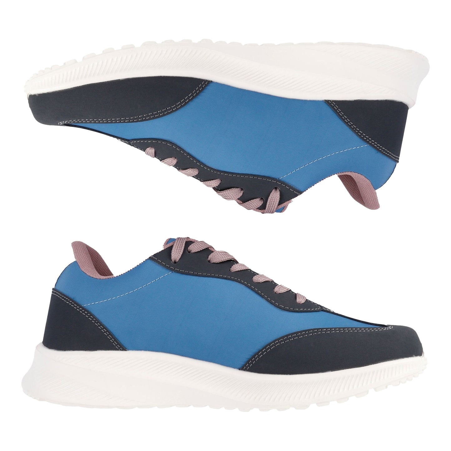 Coronet Blue-Toadstool - Close up - Regatta Womens-Ladies Marine Retro Trainers