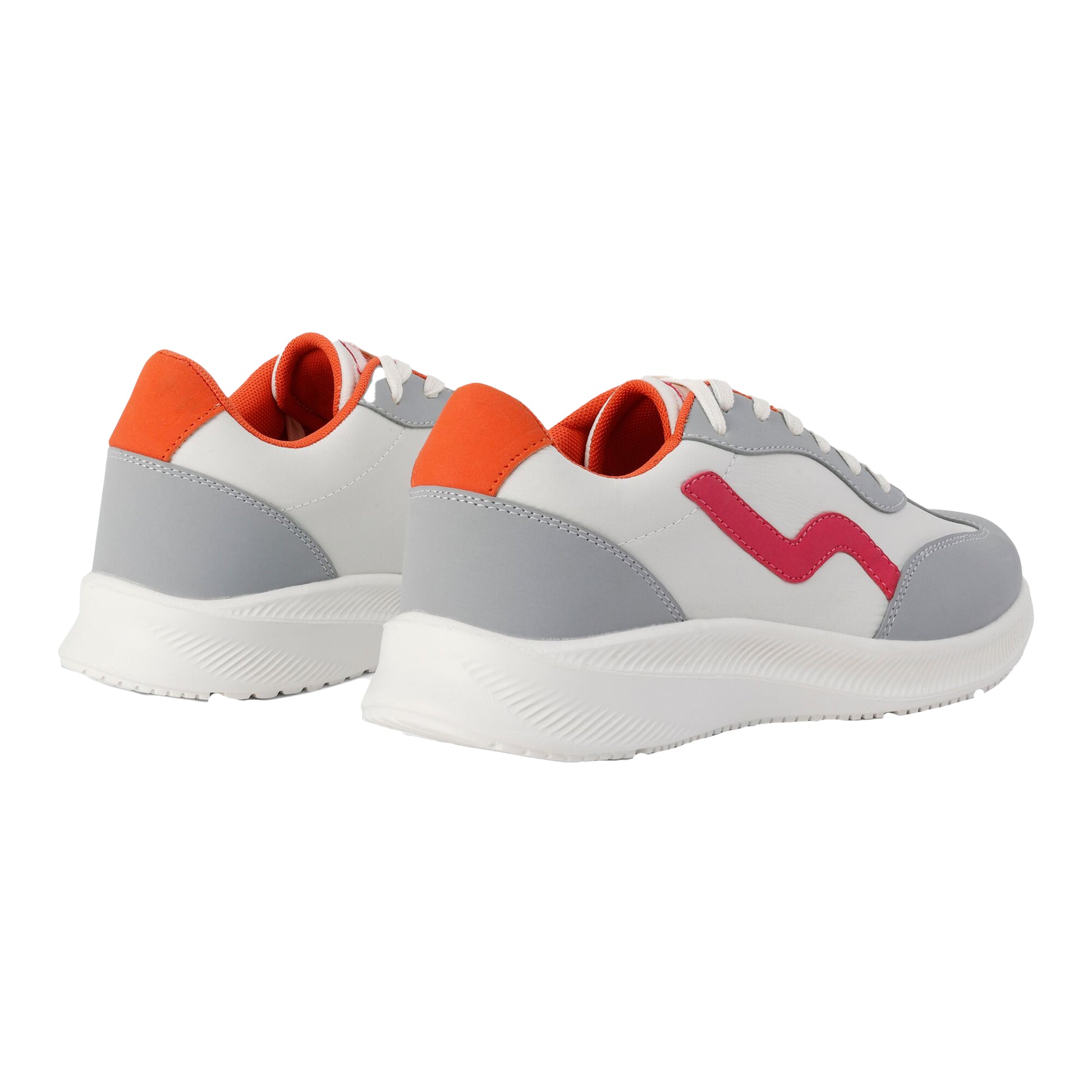 Snow White-Pink Potion - Back - Regatta Womens-Ladies Marine Retro Trainers