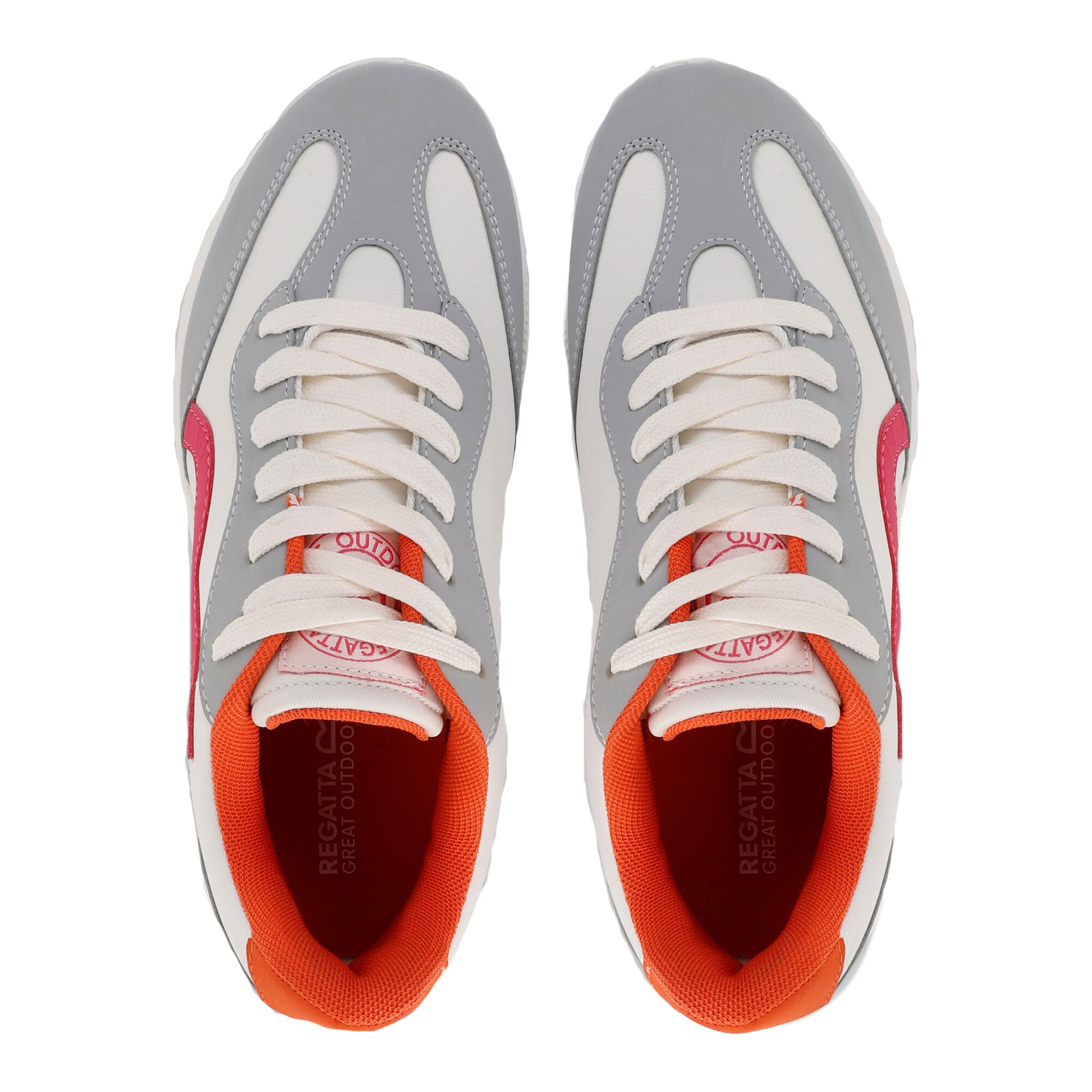 Snow White-Pink Potion - Lifestyle - Regatta Womens-Ladies Marine Retro Trainers