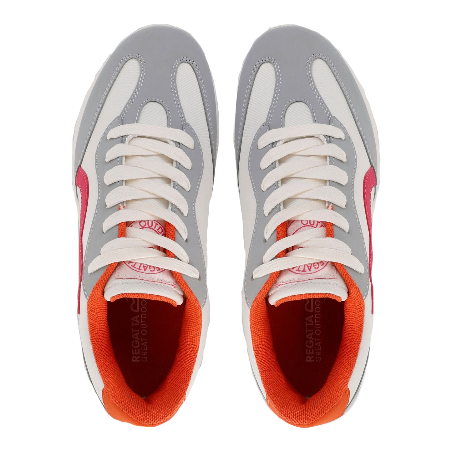 Snow White-Pink Potion - Lifestyle - Regatta Womens-Ladies Marine Retro Trainers
