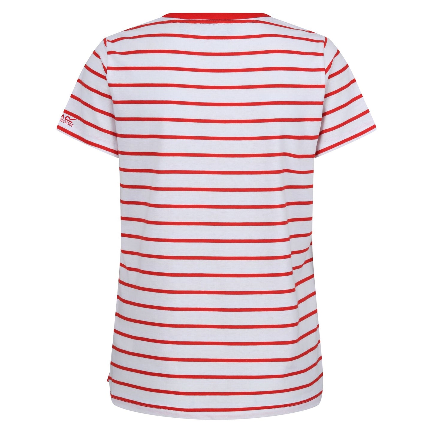 High Risk Red-White - Back - Regatta Womens-Ladies Filandra VIII Stripe T-Shirt