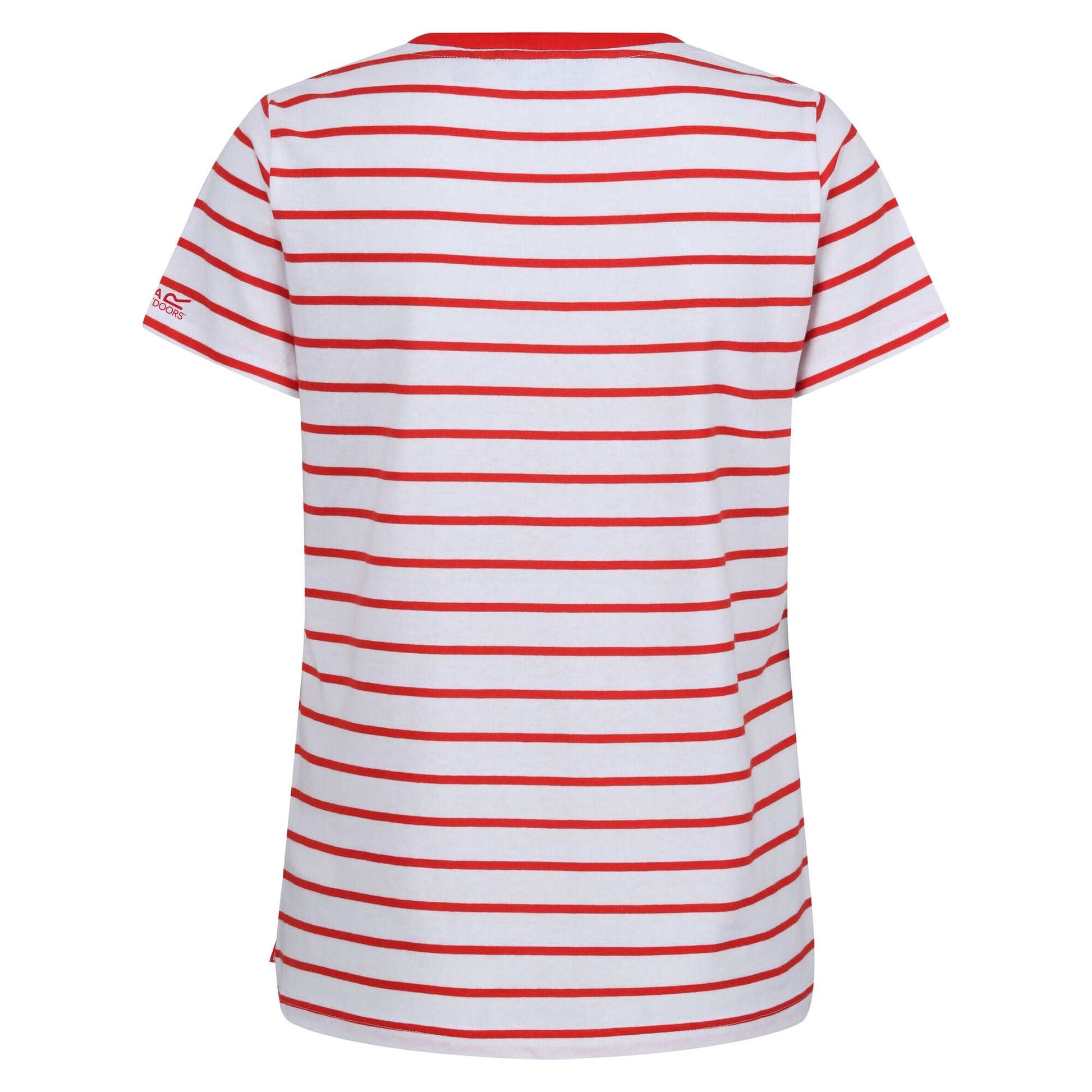 High Risk Red-White - Back - Regatta Womens-Ladies Filandra VIII Stripe T-Shirt