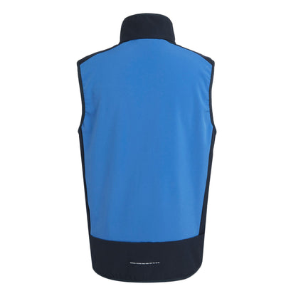 Strong Blue-Navy - Back - Regatta Professional Mens Colour Block Softshell Body Warmer