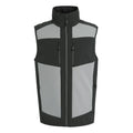 Mineral Grey-Ash - Front - Regatta Professional Mens Colour Block Softshell Body Warmer