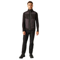 Ash-Black - Side - Regatta Professional Mens Colour Block Softshell Body Warmer