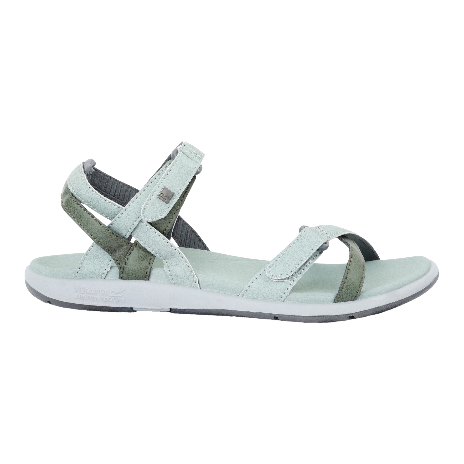 Glacier Green-Four Leaf Clover - Lifestyle - Regatta Great Outdoors Womens-Ladies Lady Santa Cruz Open Toe Sandals