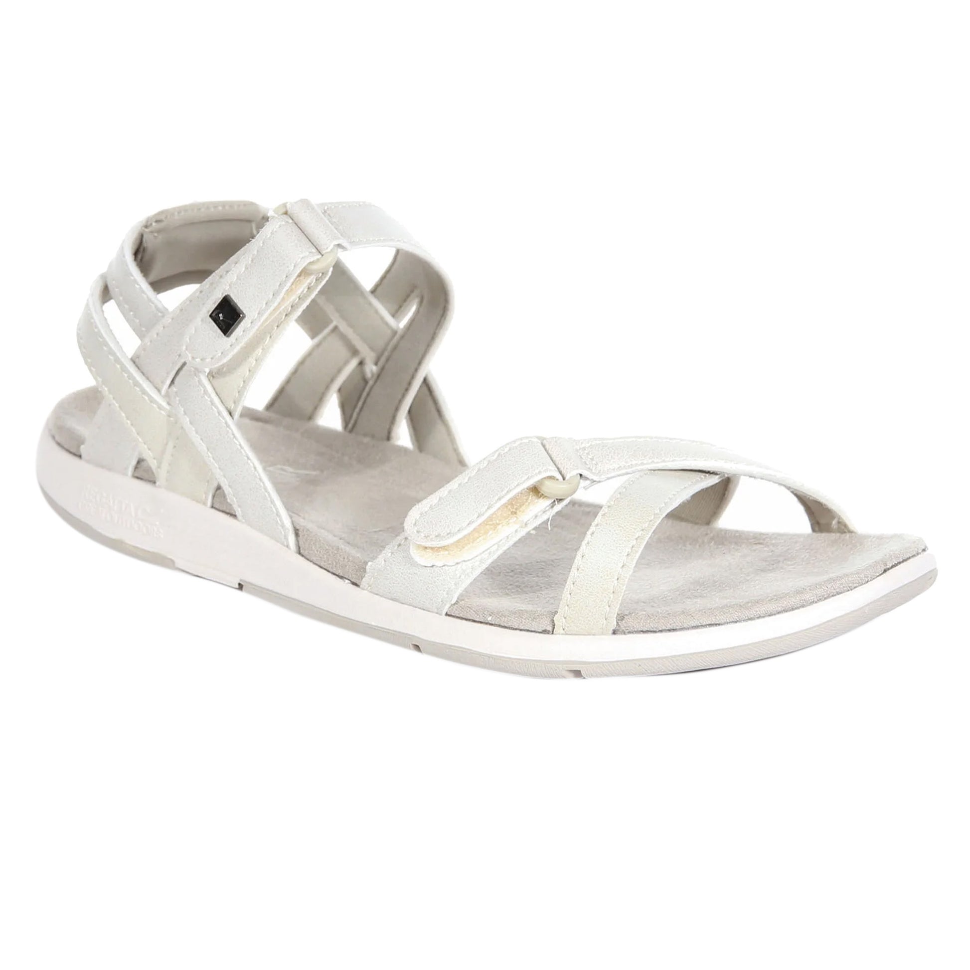 Natural-White Sand - Front - Regatta Great Outdoors Womens-Ladies Lady Santa Cruz Open Toe Sandals