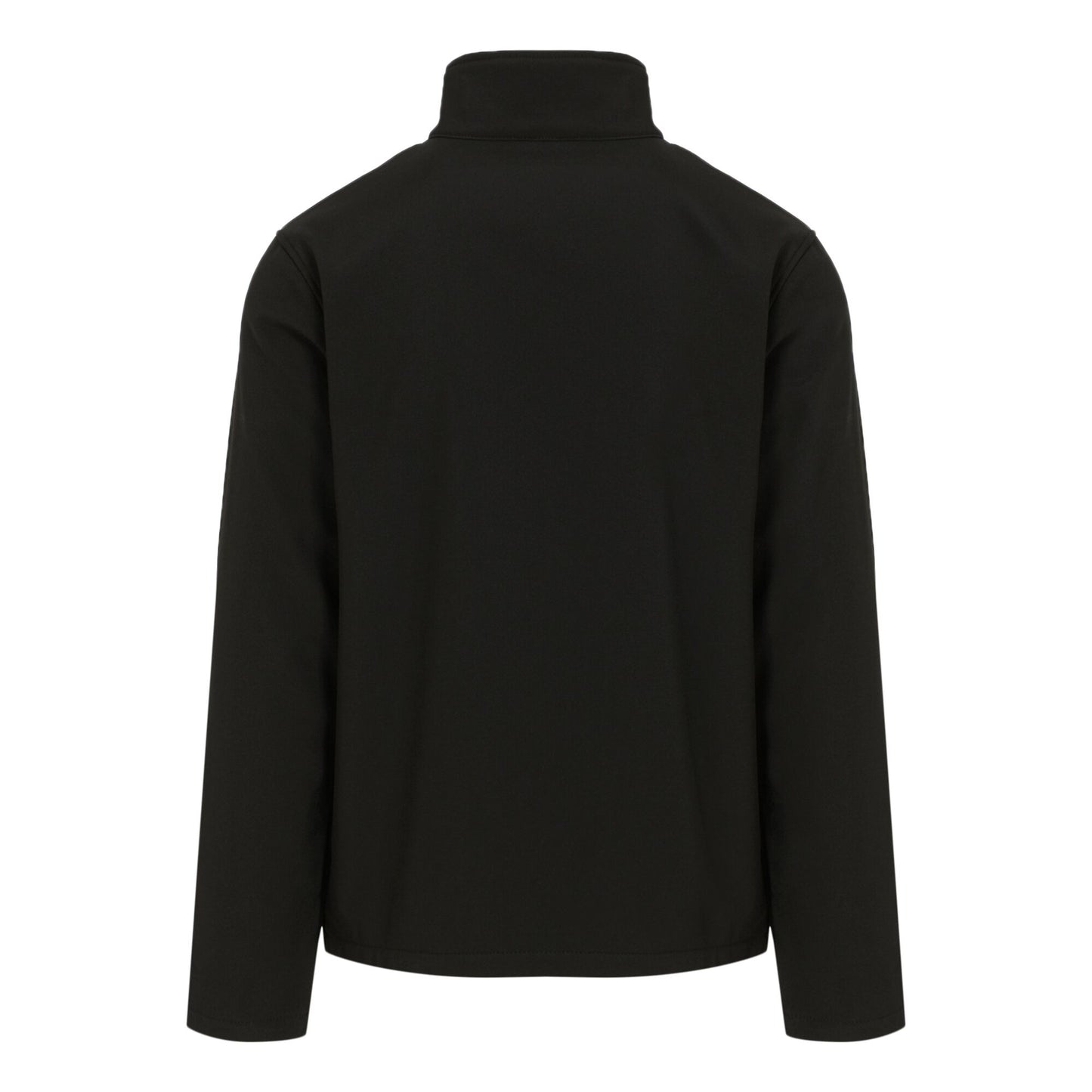 Black-Mineral Grey - Back - Regatta Professional Mens Plain Double Layered Soft Shell Jacket