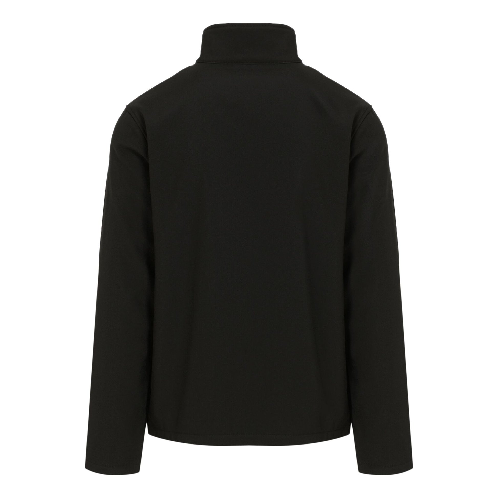 Black-Mineral Grey - Back - Regatta Professional Mens Plain Double Layered Soft Shell Jacket