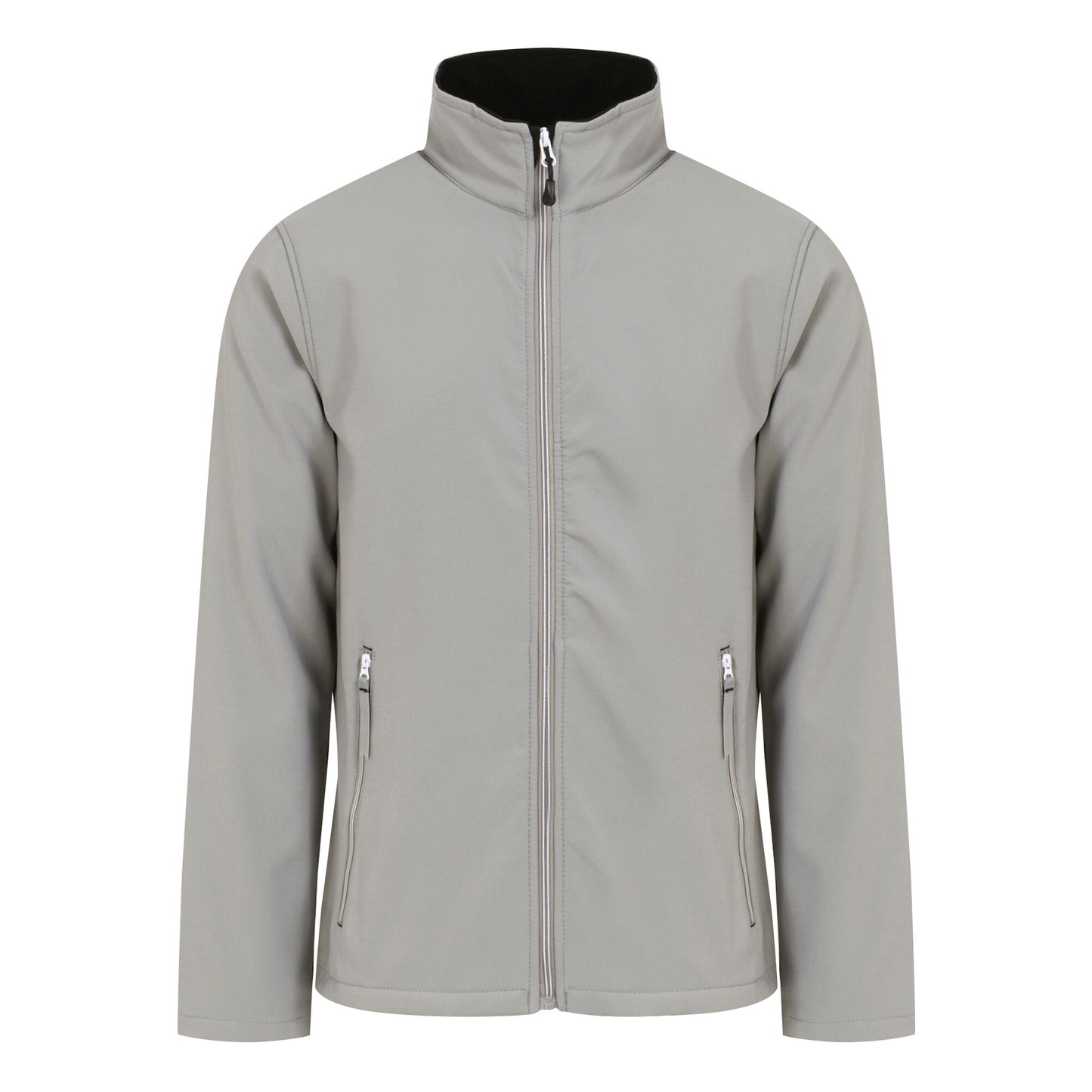 Mineral Grey-Black - Front - Regatta Professional Mens Plain Double Layered Soft Shell Jacket