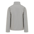Mineral Grey-Black - Back - Regatta Mens Ascender Plain Double Layered Soft Shell Jacket