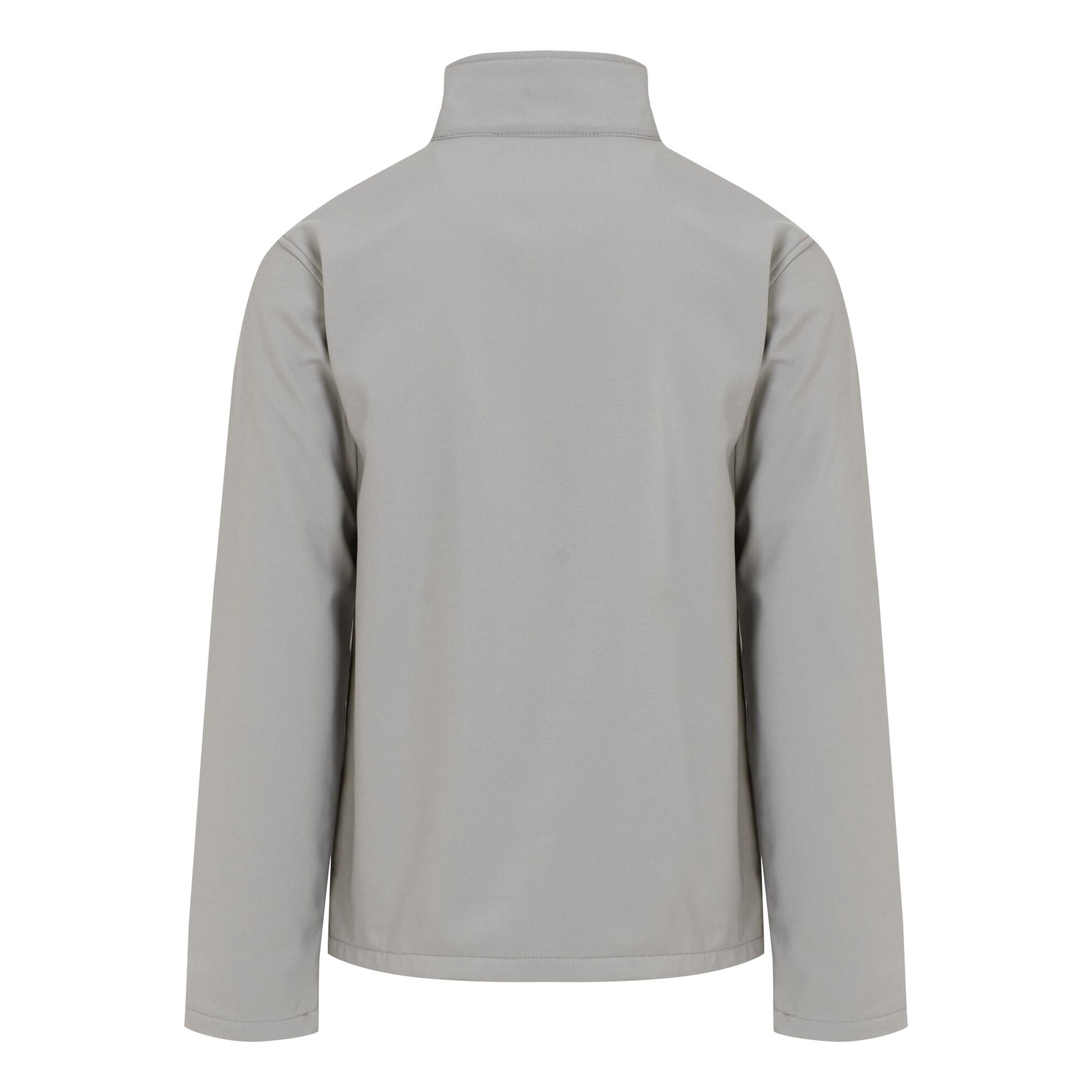 Mineral Grey-Black - Back - Regatta Professional Mens Plain Double Layered Soft Shell Jacket