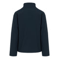 Navy-Classic Red - Back - Regatta Mens Ascender Plain Double Layered Soft Shell Jacket