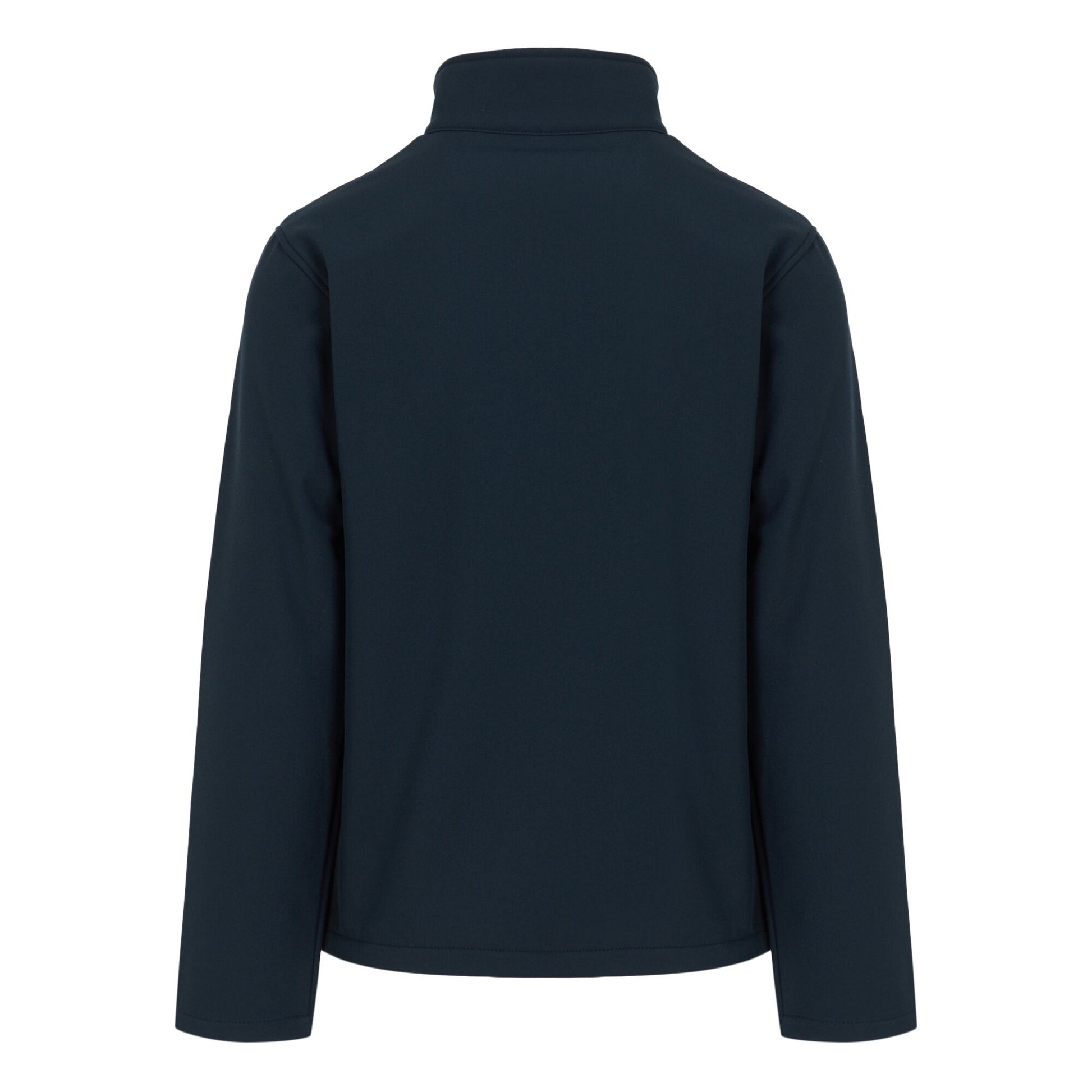 Navy-Classic Red - Back - Regatta Professional Mens Plain Double Layered Soft Shell Jacket