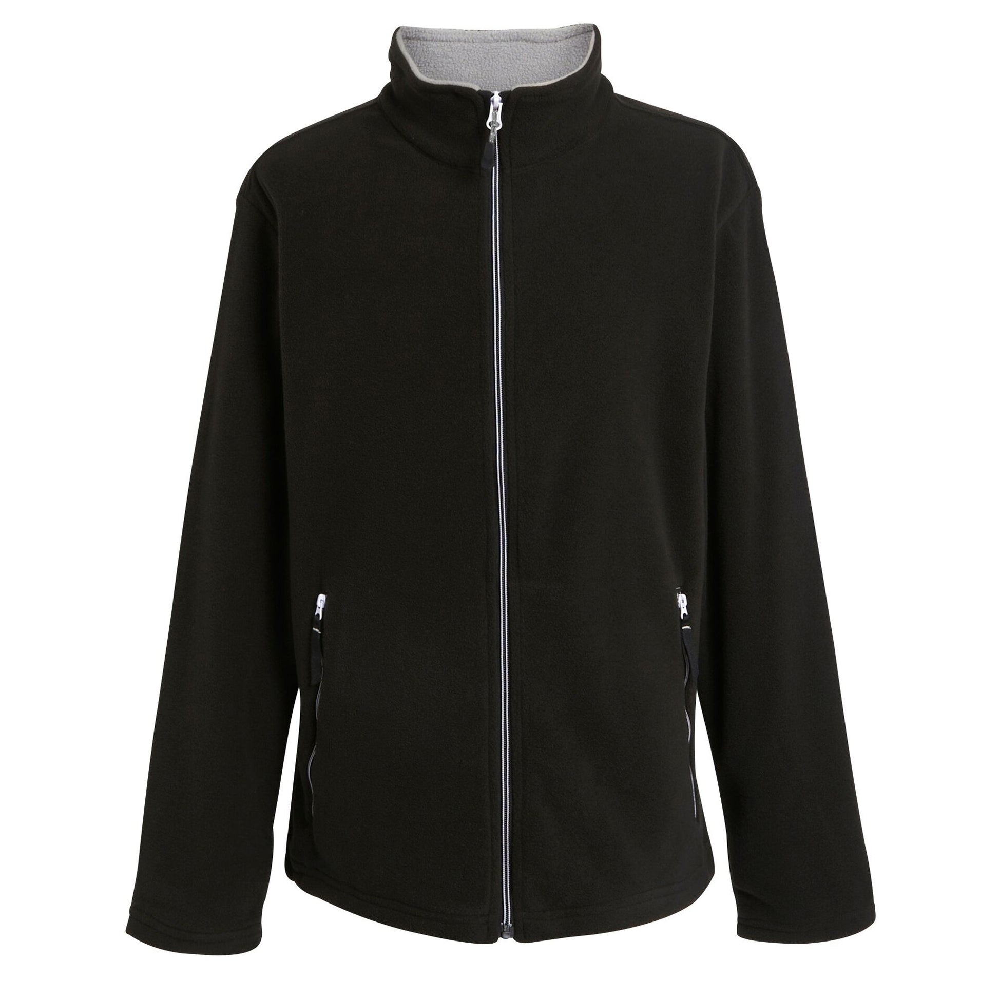 Black-Mineral Grey - Front - Regatta Professional Mens Fleece Jacket