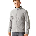 Mineral Grey-Black - Side - Regatta Mens Ascender Fleece Jacket