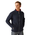 Navy-Classic Red - Side - Regatta Mens Ascender Fleece Jacket