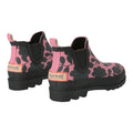 Pink - Back - Regatta Womens-Ladies Orla Kiely Floral Mid Cut Wellington Boots