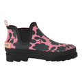 Pink - Side - Regatta Womens-Ladies Orla Kiely Floral Mid Cut Wellington Boots