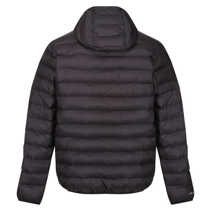 Black - Back - Regatta Mens Baffled Hooded Jacket