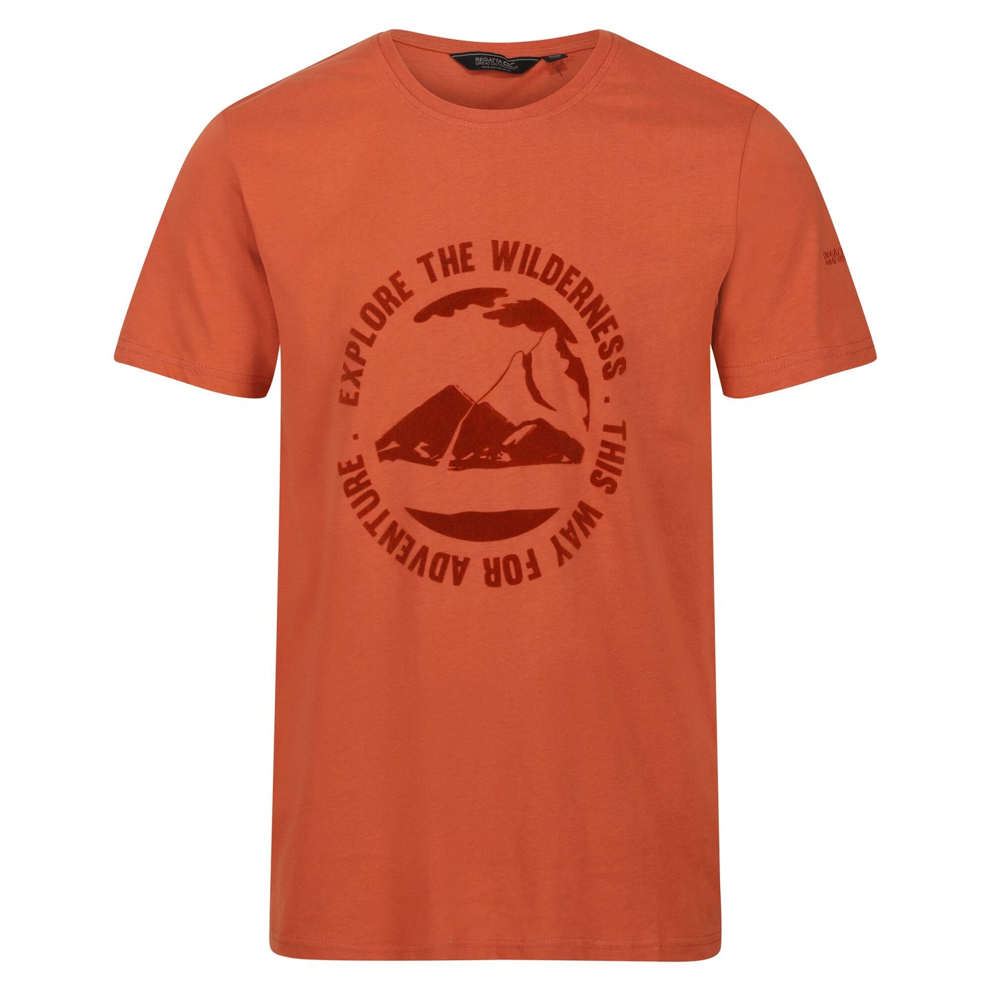 Baked Clay - Front - Regatta Mens Cline VII Scenery T-Shirt