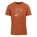 Baked Clay - Front - Regatta Mens Cline VIII River T-Shirt