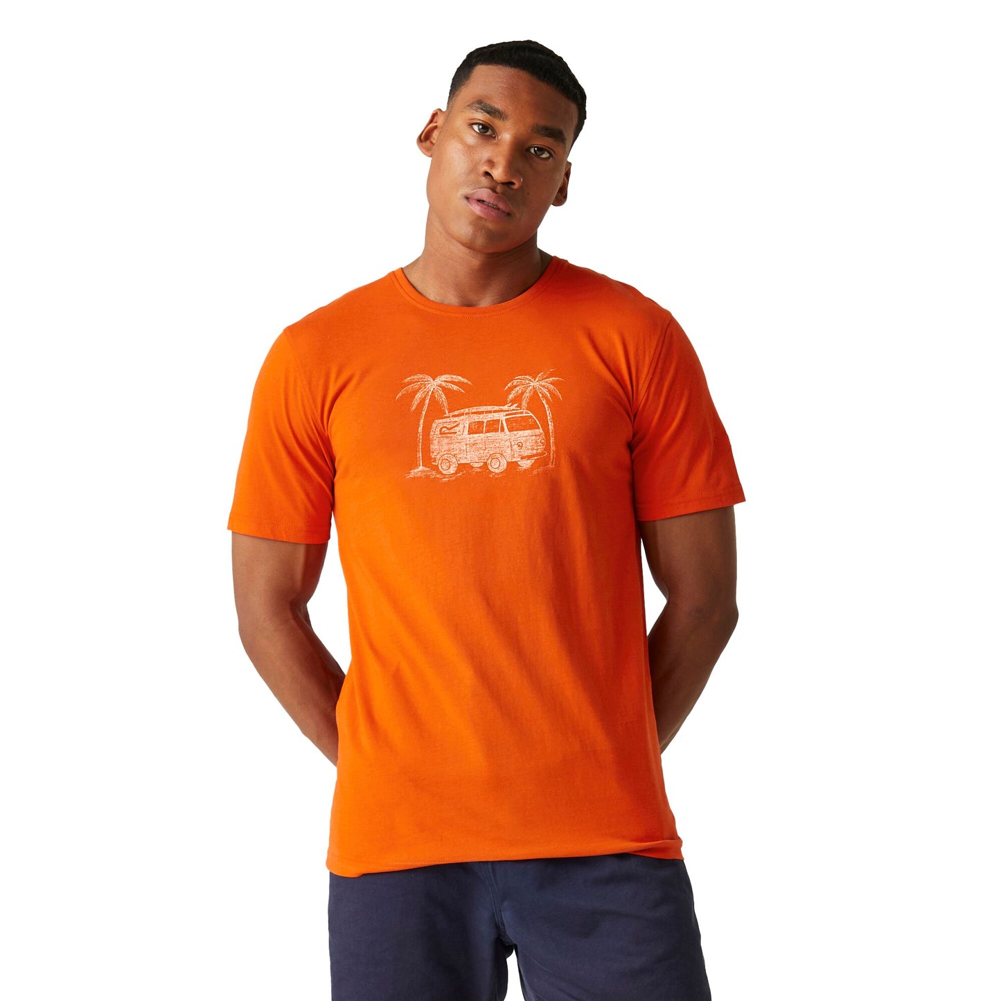 Rusty Orange - Lifestyle - Regatta Mens Cline VIII T-Shirt