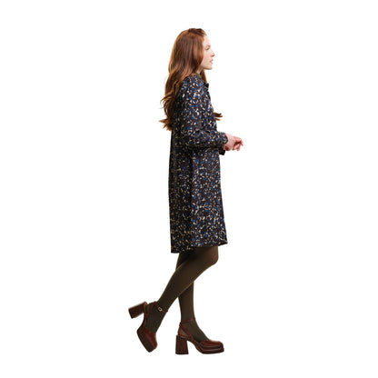 Blue - Side - Regatta Womens-Ladies Orla Kiely Berry Bubble Casual Dress