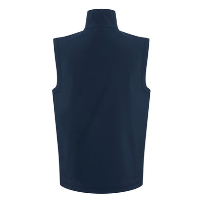 Navy-Classic Red - Back - Regatta Professional Mens Softshell 2 Layer Body Warmer