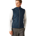 Navy-Classic Red - Side - Regatta Mens Ascender Softshell 2 Layer Body Warmer