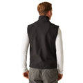 Black-Mineral Grey - Lifestyle - Regatta Mens Ascender Softshell 2 Layer Body Warmer