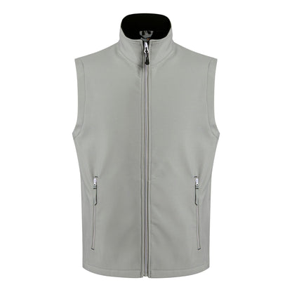 Mineral Grey-Black - Front - Regatta Professional Mens Softshell 2 Layer Body Warmer