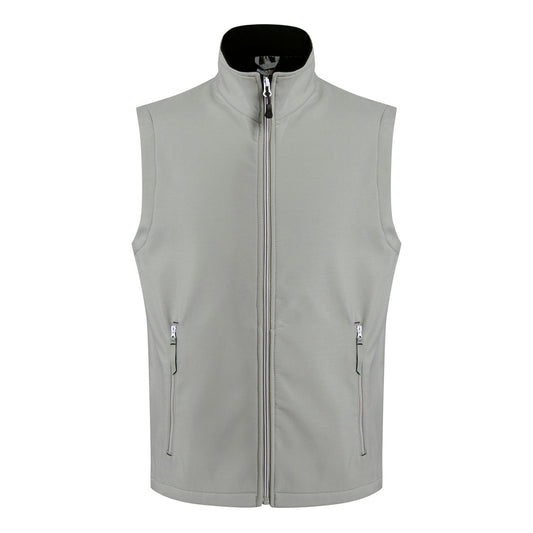 Mineral Grey-Black - Front - Regatta Professional Mens Softshell 2 Layer Body Warmer