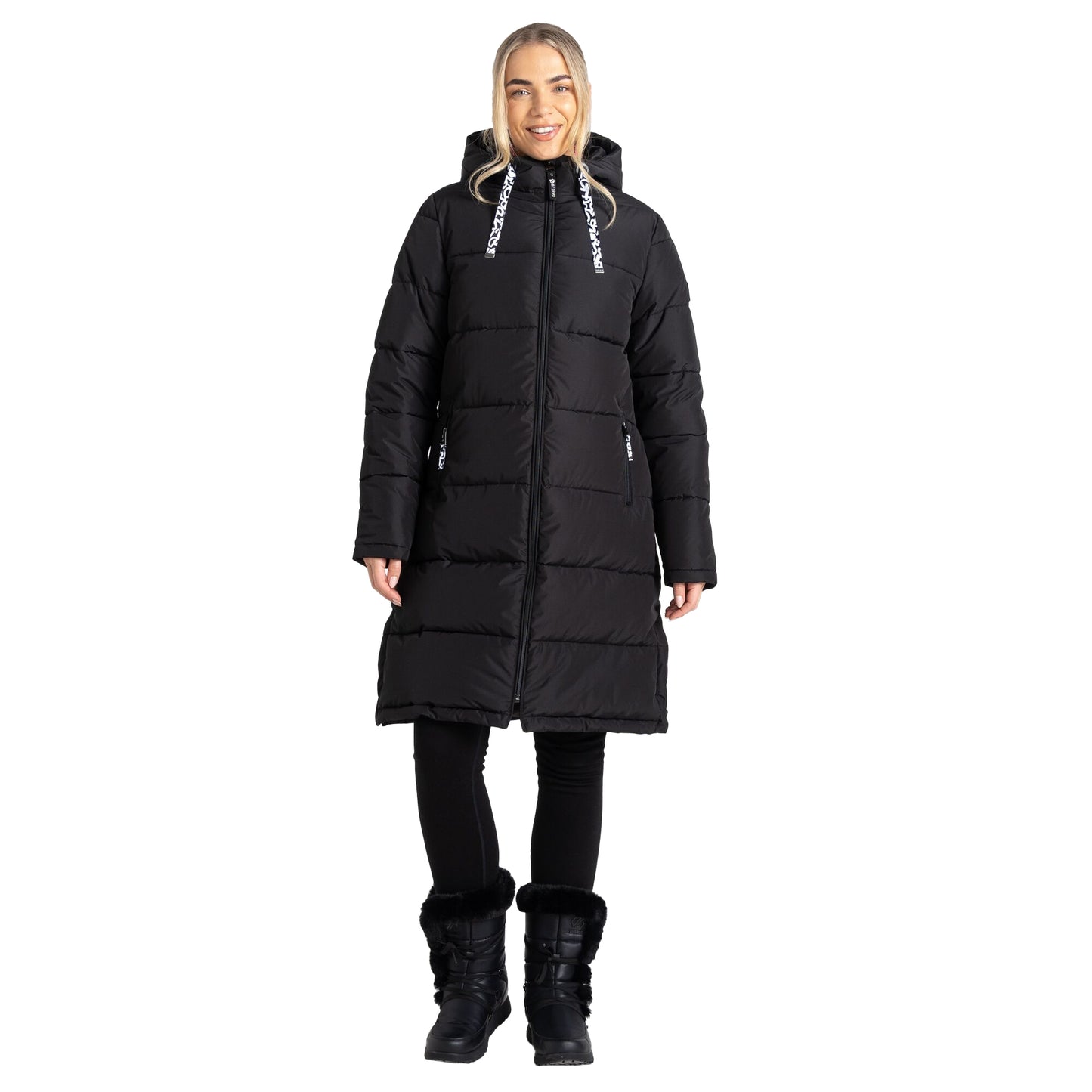 Black - Lifestyle - Dare 2B Womens-Ladies Amble Padded Jacket