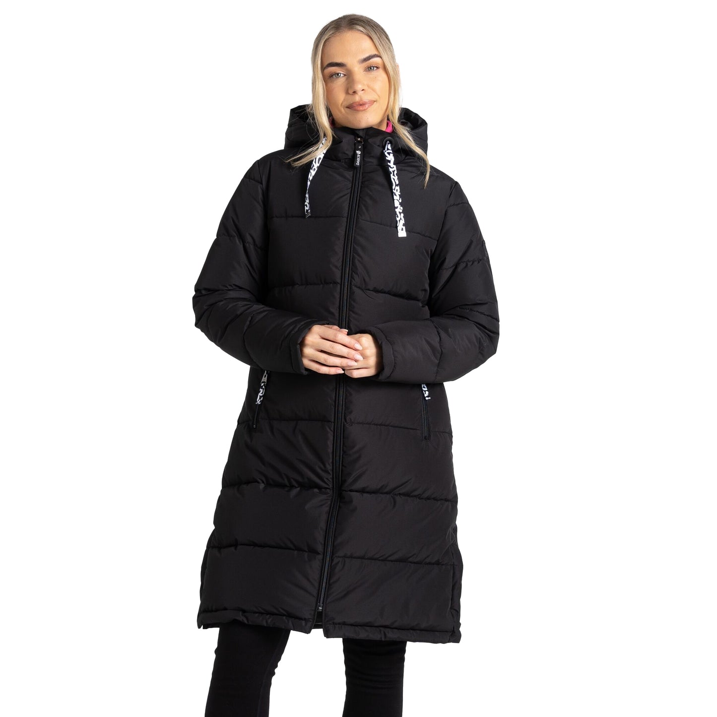 Black - Front - Dare 2B Womens-Ladies Amble Padded Jacket
