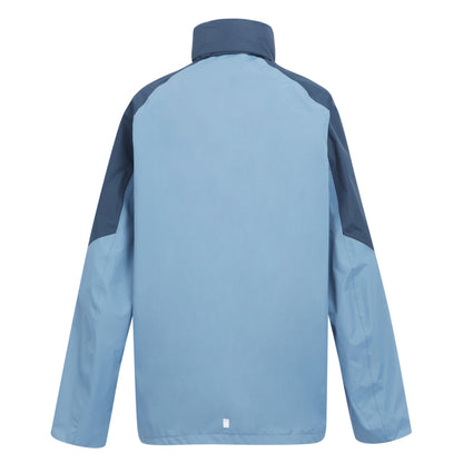 Coronet Blue-Moonlight Denim - Back - Regatta Mens Calderdale V Waterproof Jacket