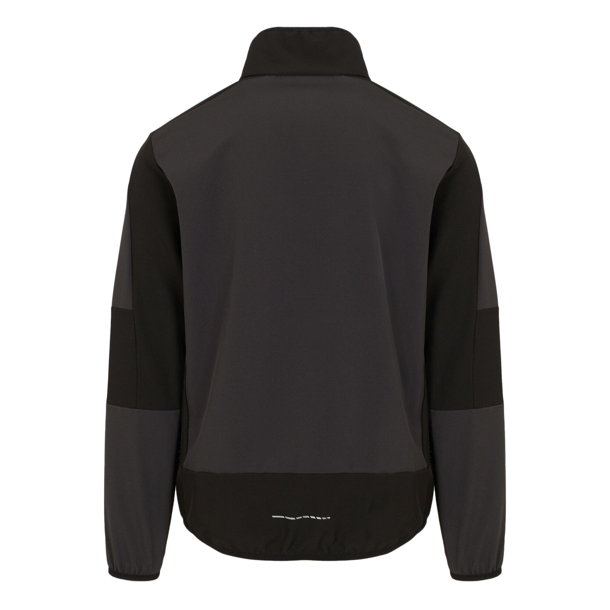 Ash-Black - Back - Regatta Professional Unisex Adult 2 Layer Soft Shell Jacket