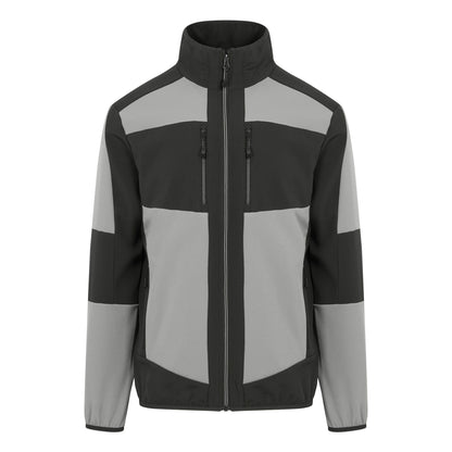 Mineral Grey-Ash - Front - Regatta Professional Unisex Adult 2 Layer Soft Shell Jacket