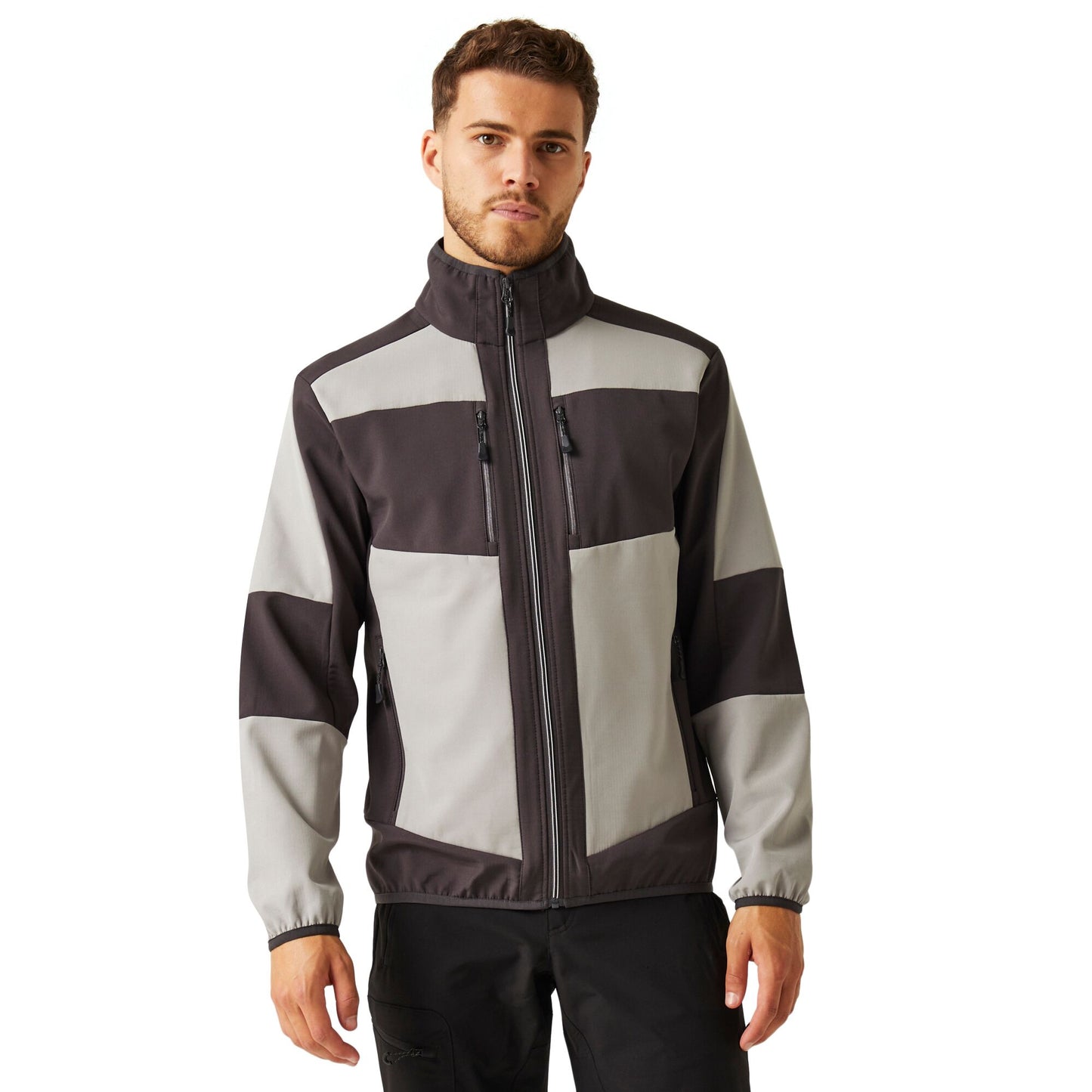 Mineral Grey-Ash - Side - Regatta Professional Unisex Adult 2 Layer Soft Shell Jacket