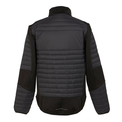 Ash-Black - Back - Regatta Professional Mens Thermal Hybrid Jacket