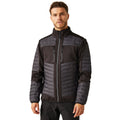 Ash-Black - Side - Regatta Professional Mens Thermal Hybrid Jacket