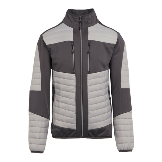 Mineral Grey-Ash - Front - Regatta Professional Mens Thermal Hybrid Jacket