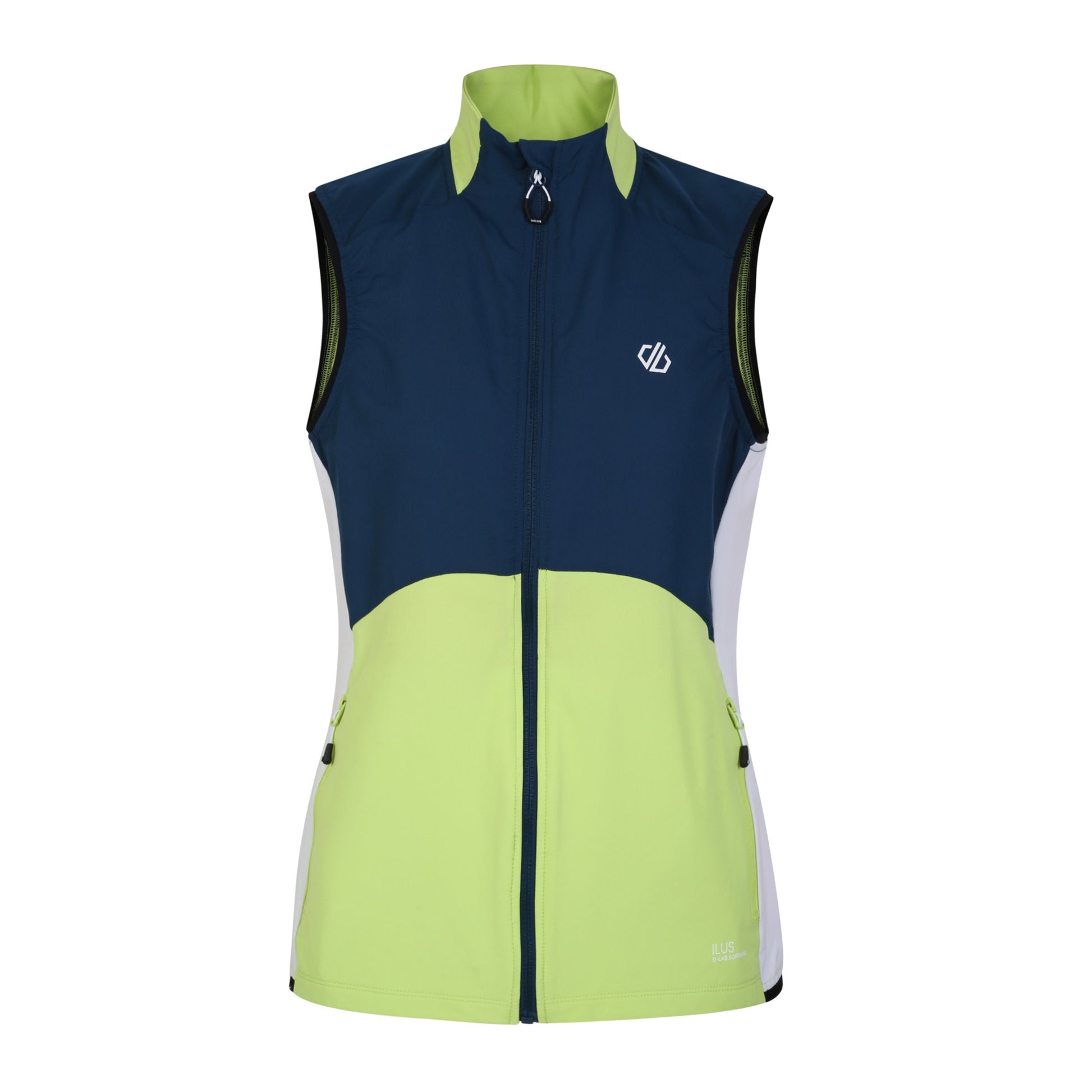 Sharp Green-Moonlight Denim - Front - Regatta Womens-Ladies Avidly Softshell Gilet
